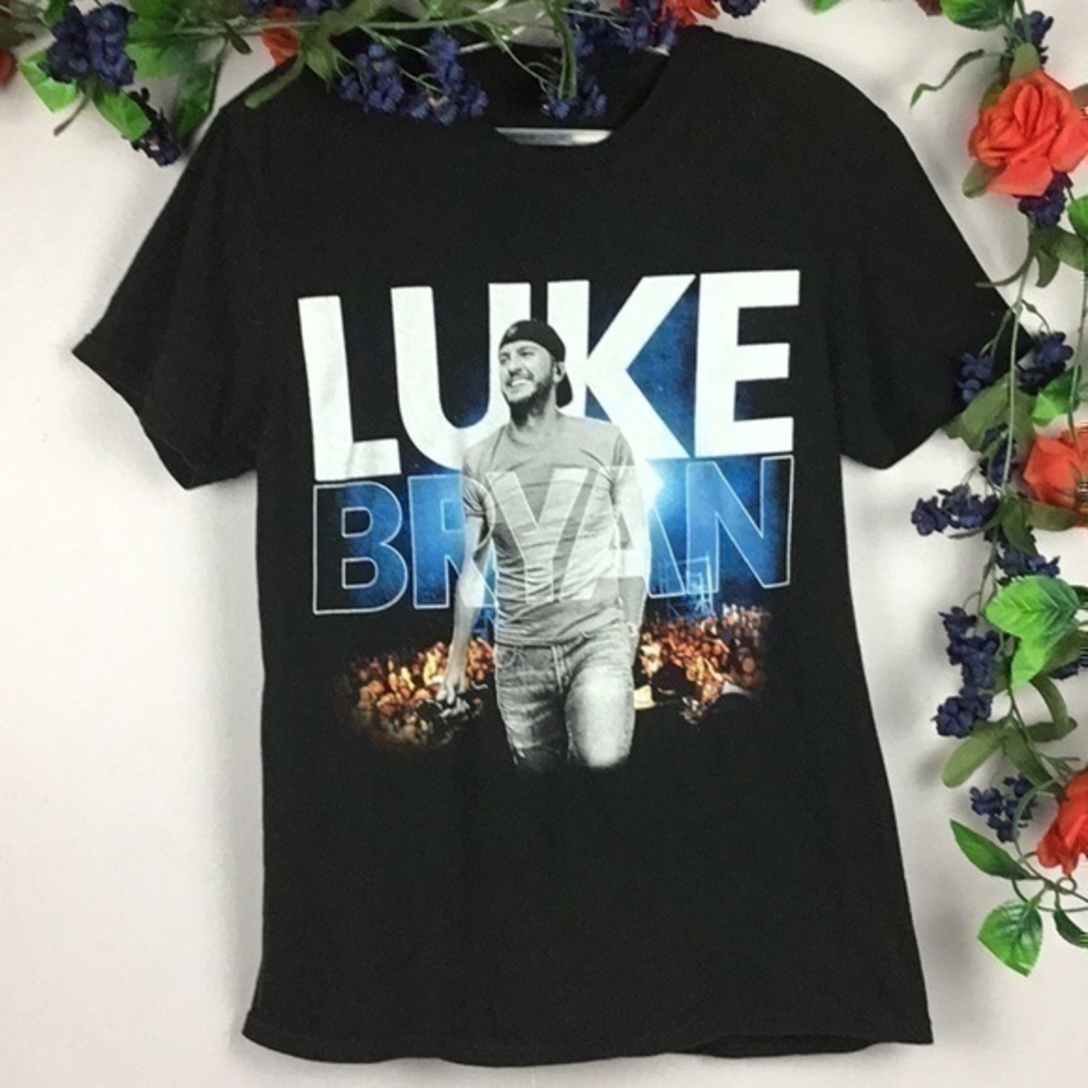 DISTRICT CONCERT TEE LUKE BRYAN Graphic T-Shirt Sm